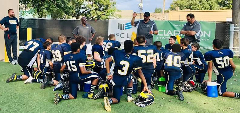 Jim Tuso Athletic Director in Kansas City Missouri of the Missouri Wolverines Youth Football Club since 1999