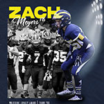 2023 Missouri Wolverines Award Winner #35 Zach Meyers - 5 Year Alumni for the Missouri Wolverines Youth Football Club in Kansas City Missouri