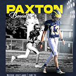 2023 Missouri Wolverines Award Winner #13 Paxton Bennett - 5 Year Alumni for the Missouri Wolverines Youth Football Club in Kansas City Missouri