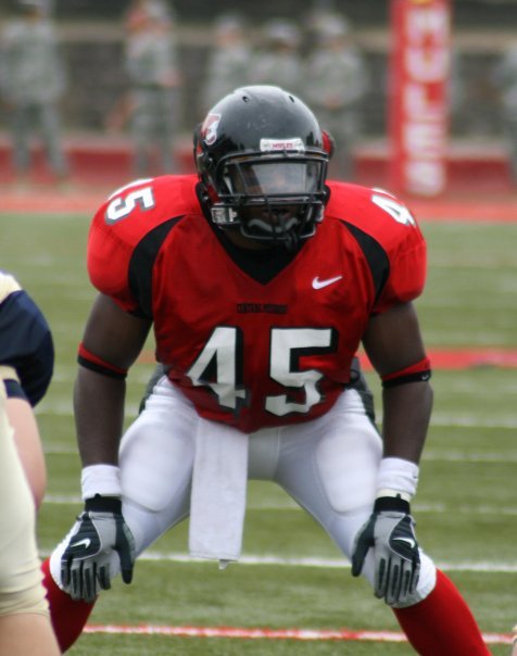 Class of 2005 of University of Central Missouri Adrian Singletary former player for the Missouri Wolverines Youth Football Club in Kansas City Missouri