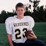 Class of 2008 of Kearney High School Zach Brink former player for the Missouri Wolverines Youth Football Club in Kansas City Missouri