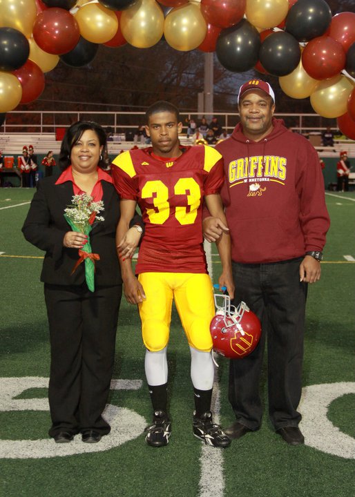 Class of 2011 of Winnetonka High School Trey Spann former player for the Missouri Wolverines Youth Football Club in Kansas City Missouri