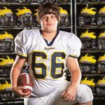 Class of 2020 of Platte County High School Wyett Wallingford former player for the Missouri Wolverines Youth Football in Kansas City Missouri