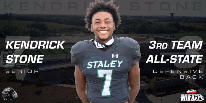 Class of 2021 of Staley High School Kendrick Stone former player for the Missouri Wolverines Youth Football Club in Kansas City Missouri