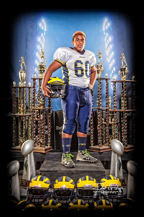 Class of 2023 of Center High School Kahlil Mudd former player for the Missouri Wolverines Youth Football Club in Kansas City Missouri