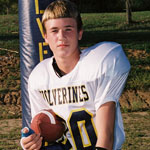 Class of 2008 of All-Time Football Team Jeff Cunningham former player for the Missouri Wolverines Youth Football Club in Kansas City Missouri