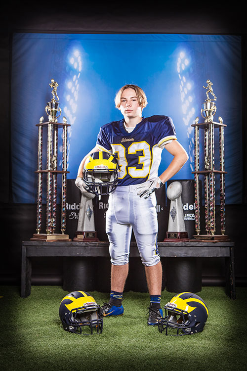 Class of 2025 of Lafayette County C-1 High School Elijah North former player for the Missouri Wolverines Youth Football Club in Kansas City Missouri