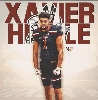 Class of 2018 of Liberty High School Xavier Hinkle former player for the Missouri Wolverines Youth Football Club in Kansas City Missouri