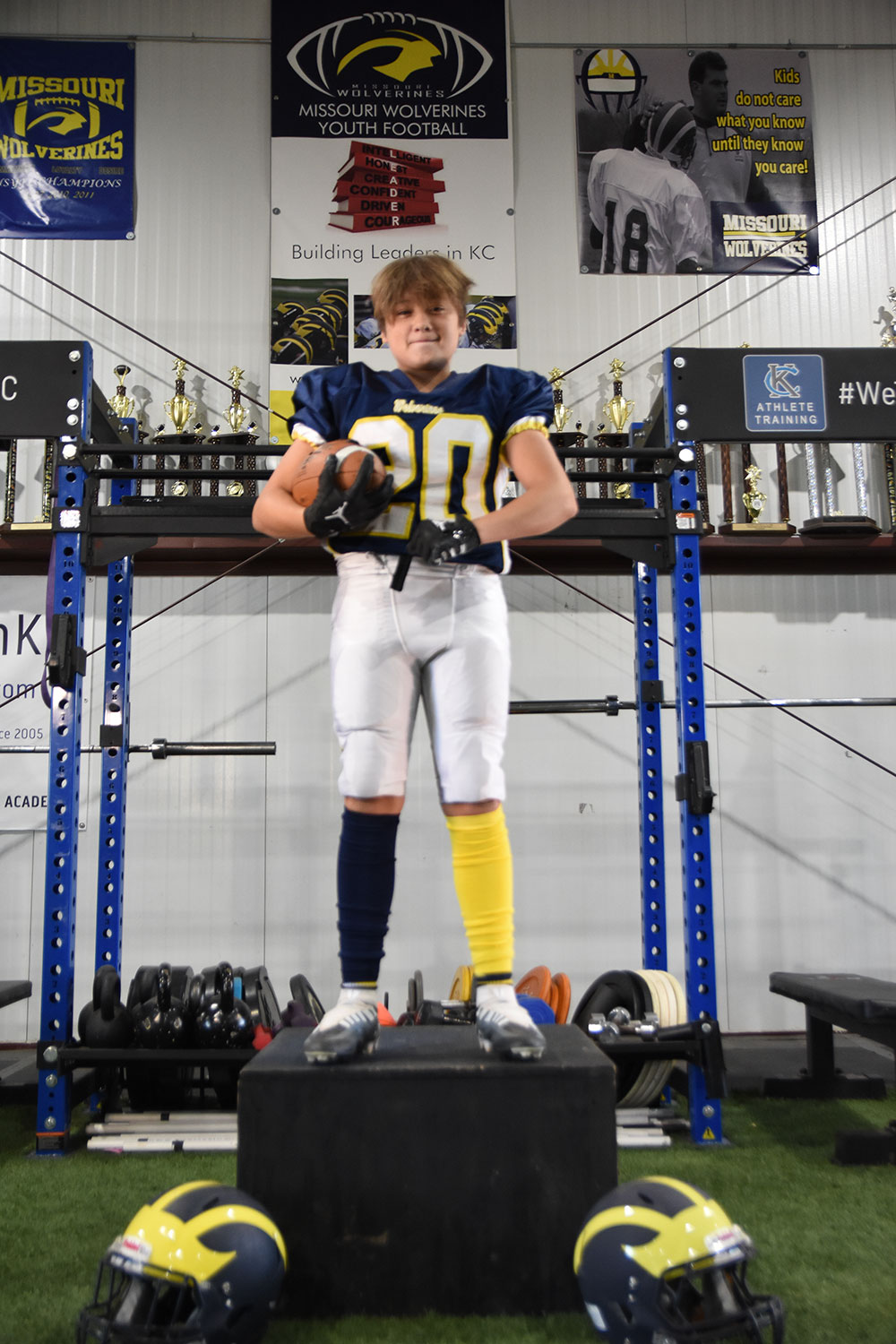 Class of 2027 of Lee's Summit North High School Meric Wochner former player for the Missouri Wolverines Youth Football Club in Kansas City Missouri
