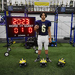 Class of 2027 of William Chrisman High School Favian Torres former player for the Missouri Wolverines Youth Football in Kansas City Missouri