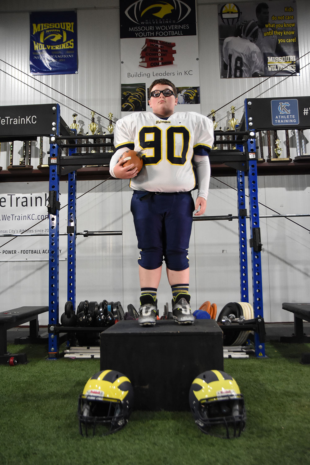 Class of 2028 of Turner High School Joe Miller former player for the Missouri Wolverines Youth Football Club in Kansas City Missouri