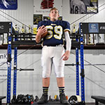 Class of 2027 of Oak Park High School Cameron Roberts former player for the Missouri Wolverines Youth Football in Kansas City Missouri