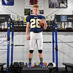 Class of 2027 of Rockhurst High School Chase Quinn former player for the Missouri Wolverines Youth Football in Kansas City Missouri