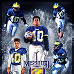 Class of 2027 of Van Horn High School Bennett Oney former player for the Missouri Wolverines Youth Football in Kansas City Missouri