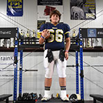 Class of 2027 of Blue Springs South High School Mathew Martinez former player for the Missouri Wolverines Youth Football in Kansas City Missouri