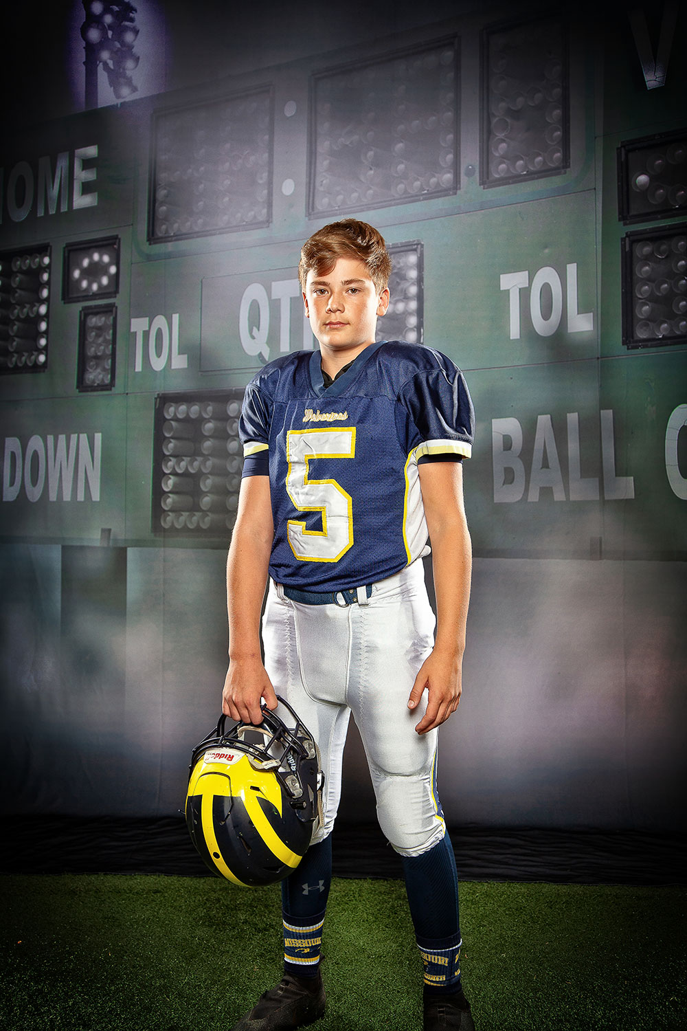 Class of 2027 of Rockhurst High School Daccota Stamback former player for the Missouri Wolverines Youth Football Club in Kansas City Missouri