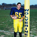 2001 Missouri Wolverines All-Time Team Honoree #65 Jordan Infranca - 1 Year Alumni with the Missouri Wolverines Youth Football Club in Kansas City Missouri