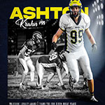 Class of 2028 of Smithville High School Ashton Krahn former player for the Missouri Wolverines Youth Football in Kansas City Missouri