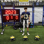 Class of 2028 of Platte County High School Paxton Bennett former player for the Missouri Wolverines Youth Football in Kansas City Missouri