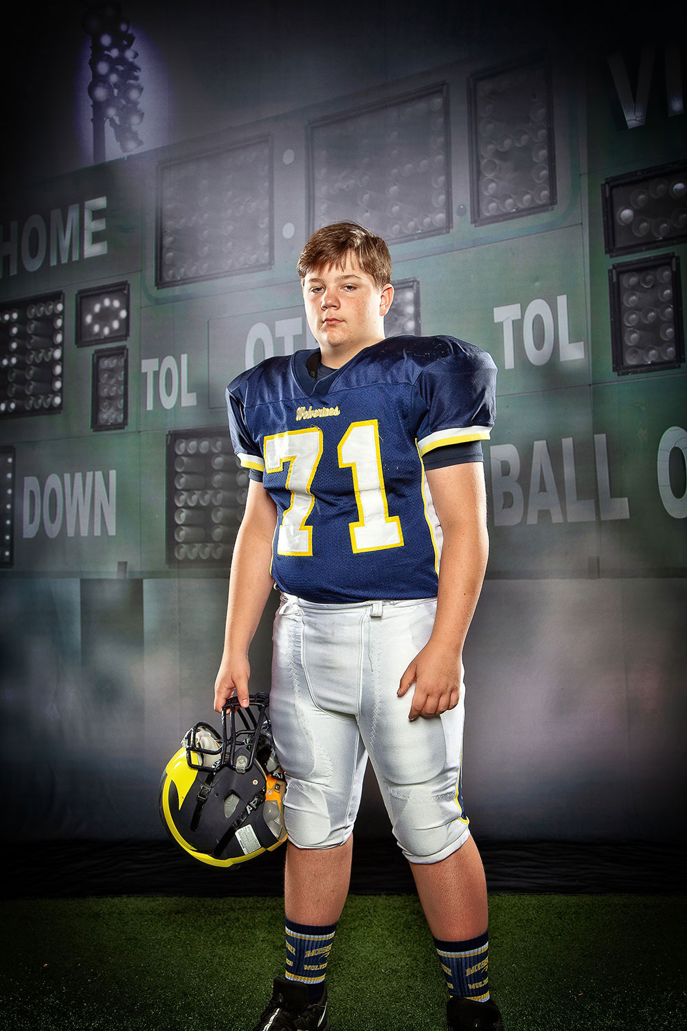 Class of 2026 of Staley High School Mathew Pearson former player for the Missouri Wolverines Youth Football Club in Kansas City Missouri