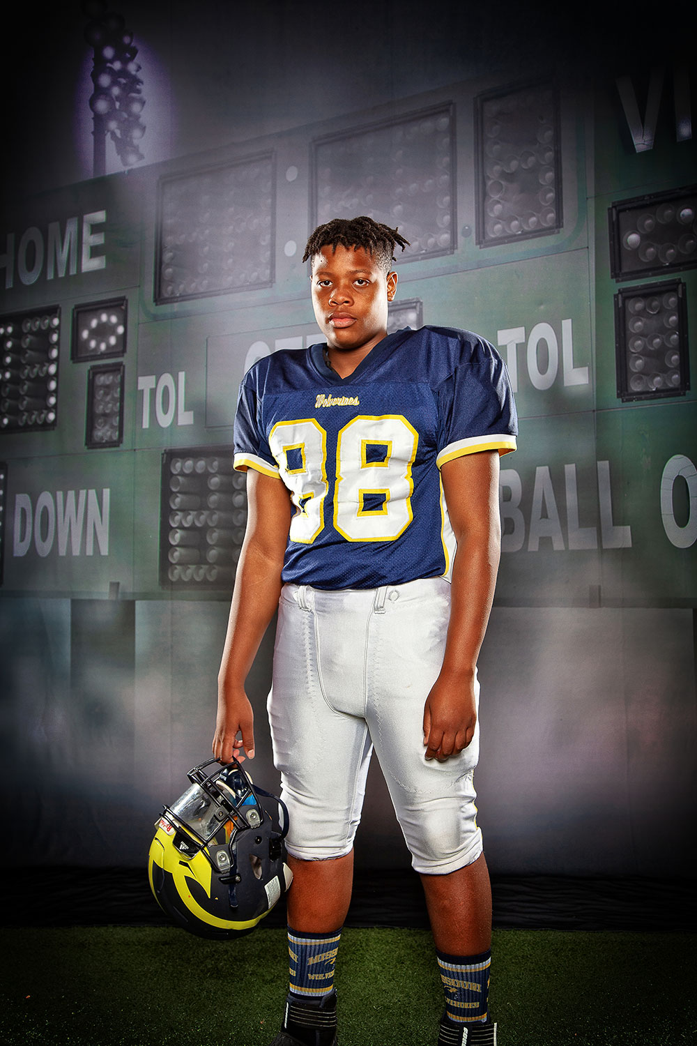 Class of 2026 of North Kansas City High School Ezekial Martin Jr former player for the Missouri Wolverines Youth Football Club in Kansas City Missouri