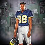 Class of 2026 of North Kansas City High School Ezekial Martin Jr former player for the Missouri Wolverines Youth Football in Kansas City Missouri