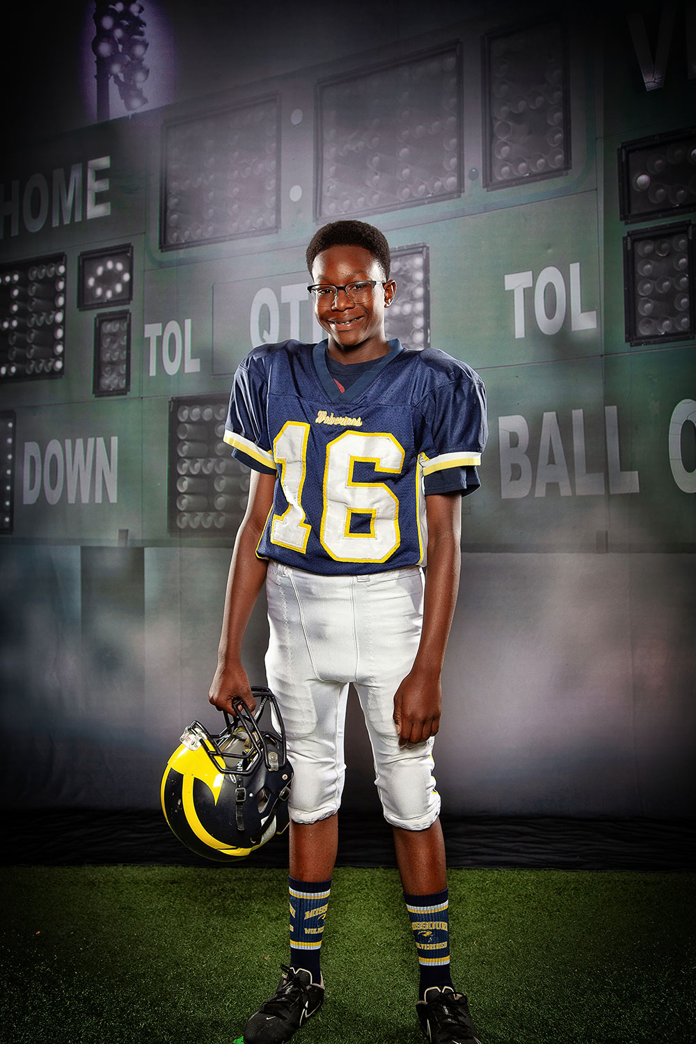 Class of 2026 of Park Hill South High School Jeremiyah Bradley former player for the Missouri Wolverines Youth Football Club in Kansas City Missouri