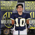 Class of 2029 of Platte County High School Brody Barrera former player for the Missouri Wolverines Youth Football in Kansas City Missouri