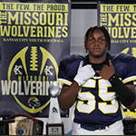 Class of 2029 of Shawnee Mission Northwest High School Brent Couch Jr former player for the Missouri Wolverines Youth Football in Kansas City Missouri