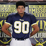 Class of 2029 of Rockhurst High School Donovan Glavin former player for the Missouri Wolverines Youth Football in Kansas City Missouri