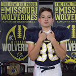 Class of 2029 of Blue Springs High School William Minnard former player for the Missouri Wolverines Youth Football in Kansas City Missouri