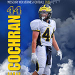 Class of 2030 of Sweet Springs High School Roman Cochran former player for the Missouri Wolverines Youth Football in Kansas City Missouri