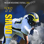 Class of 2030 of Park Hill High School Noah Davis former player for the Missouri Wolverines Youth Football in Kansas City Missouri