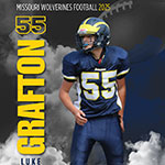 Class of 2030 of Park Hill High School Luke Grafton former player for the Missouri Wolverines Youth Football in Kansas City Missouri