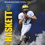 Class of 2030 of Liberty High School Nick Haskett former player for the Missouri Wolverines Youth Football in Kansas City Missouri