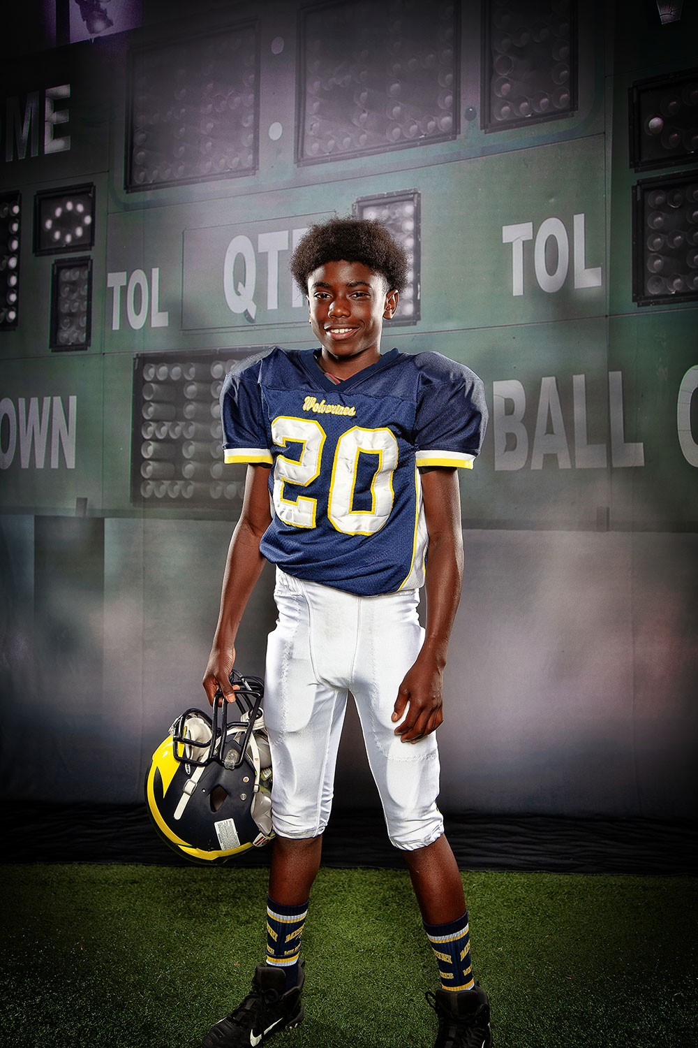 Class of 2027 of Winnetonka High School DJ Coleman former player for the Missouri Wolverines Youth Football Club in Kansas City Missouri