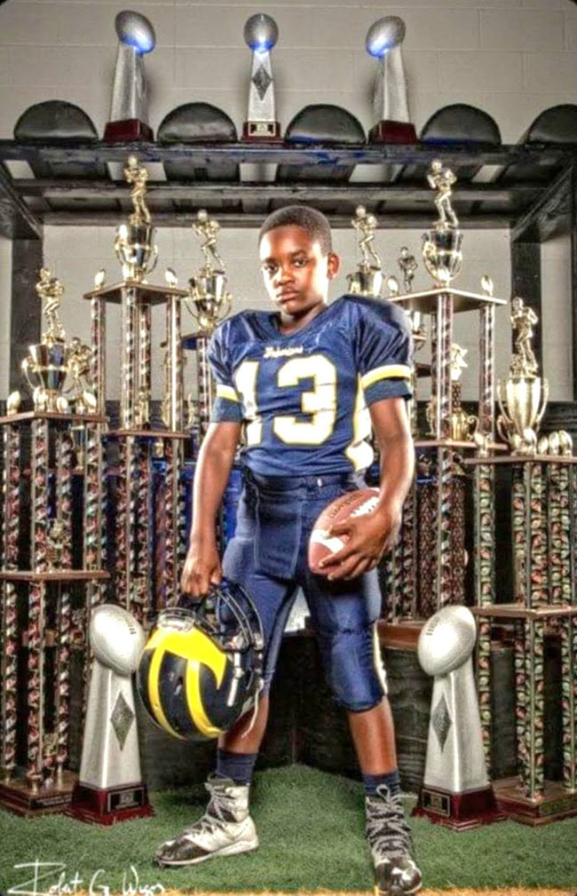 Class of 2024 of Liberty North High School Micah Josiah Barnett former player for the Missouri Wolverines Youth Football Club in Kansas City Missouri