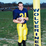 2001 Missouri Wolverines All-Time Team Honoree #34 Alex Elder - 4 Year Alumni with the Missouri Wolverines Youth Football Club in Kansas City Missouri