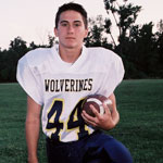 2004 Missouri Wolverines All-Time Team Honoree #44 Ethan McAtee - 6 Year Alumni with the Missouri Wolverines Youth Football Club in Kansas City Missouri