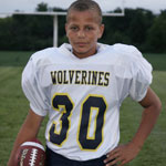 2009 Missouri Wolverines All-Time Team Honoree #30 Devin Houston - 5 Year Alumni with the Missouri Wolverines Youth Football Club in Kansas City Missouri