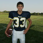 Class of 2016 of Liberty North High School Nate Terrazas former player for the Missouri Wolverines Youth Football Club in Kansas City Missouri