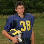 2008 Missouri Wolverines All-Time Team Honoree #38 Anthony Arens - 7 Year Alumni with the Missouri Wolverines Youth Football Club in Kansas City Missouri