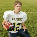 2007 Missouri Wolverines All-Time Team Honoree #12 Nick Elmore - 2 Year Alumni with the Missouri Wolverines Youth Football Club in Kansas City Missouri