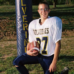 Class of 2008 of Grain Valley High School Mitchell Ludwig former player for the Missouri Wolverines Youth Football Club in Kansas City Missouri