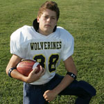 2006 Missouri Wolverines All-Time Team Honoree #38 Davis Waldschmidt - 6 Year Alumni with the Missouri Wolverines Youth Football Club in Kansas City Missouri