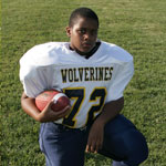 Class of 2012 of North Kansas City High School Jamaul Davenport former player for the Missouri Wolverines Youth Football in Kansas City Missouri