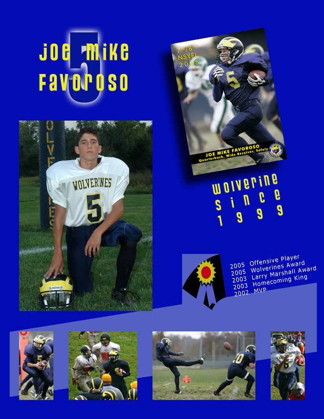  Favoroso Missouri Wolverines Loyalty Award Winner for participating 7 with the Missouri Wolverines Youth Football Club in Kansas City Missouri
