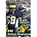 2011 Missouri Wolverines Award Winner #58 Anthony Bengimina - 8 Year Alumni for the Missouri Wolverines Youth Football Club in Kansas City Missouri