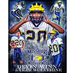 2019 Missouri Wolverines Award Winner #20 Devin Winn - 5 Year Alumni for the Missouri Wolverines Youth Football Club in Kansas City Missouri