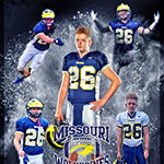 2022 Missouri Wolverines Award Winner #26 Chase Quinn - 5 Year Alumni for the Missouri Wolverines Youth Football Club in Kansas City Missouri